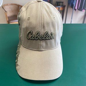 Tan Cabelas Wildlife Series Dri-Duck Traders Fishing Hunting Adjustable Size Hat
